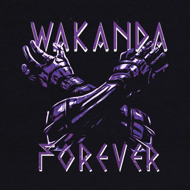 wakanda forever gesture by V x Y Creative